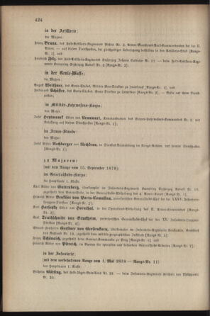 Kaiserlich-königliches Armee-Verordnungsblatt: Personal-Angelegenheiten 18780917 Seite: 6