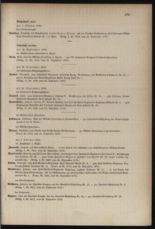 Kaiserlich-königliches Armee-Verordnungsblatt: Personal-Angelegenheiten 18780928 Seite: 7