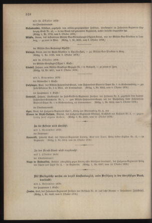 Kaiserlich-königliches Armee-Verordnungsblatt: Personal-Angelegenheiten 18781012 Seite: 4