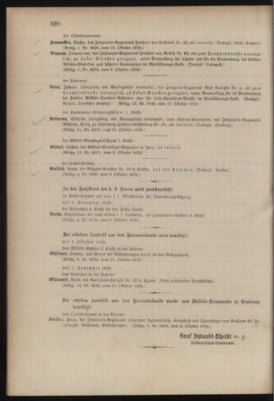 Kaiserlich-königliches Armee-Verordnungsblatt: Personal-Angelegenheiten 18781012 Seite: 6