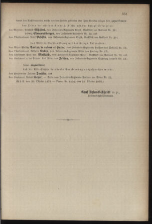 Kaiserlich-königliches Armee-Verordnungsblatt: Personal-Angelegenheiten 18781022 Seite: 21