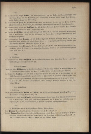 Kaiserlich-königliches Armee-Verordnungsblatt: Personal-Angelegenheiten 18781022 Seite: 5