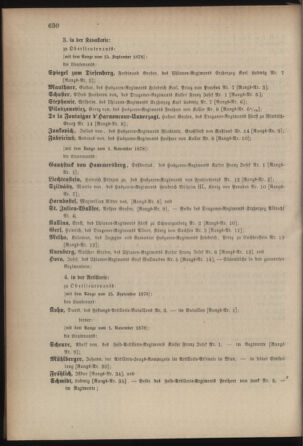 Kaiserlich-königliches Armee-Verordnungsblatt: Personal-Angelegenheiten 18781107 Seite: 38