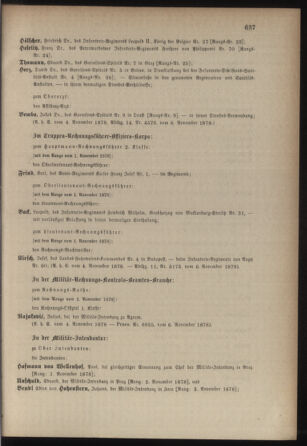 Kaiserlich-königliches Armee-Verordnungsblatt: Personal-Angelegenheiten 18781107 Seite: 45