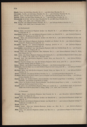 Kaiserlich-königliches Armee-Verordnungsblatt: Personal-Angelegenheiten 18781107 Seite: 62