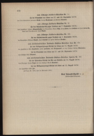 Kaiserlich-königliches Armee-Verordnungsblatt: Personal-Angelegenheiten 18781120 Seite: 10