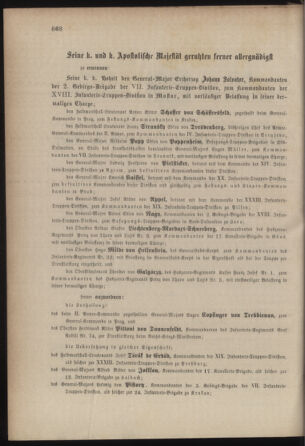 Kaiserlich-königliches Armee-Verordnungsblatt: Personal-Angelegenheiten 18781120 Seite: 2