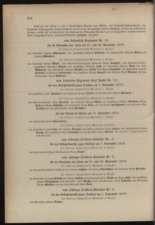 Kaiserlich-königliches Armee-Verordnungsblatt: Personal-Angelegenheiten 18781120 Seite: 8