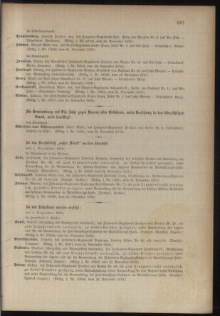 Kaiserlich-königliches Armee-Verordnungsblatt: Personal-Angelegenheiten 18781127 Seite: 11