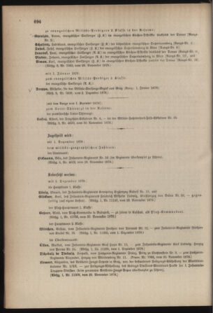 Kaiserlich-königliches Armee-Verordnungsblatt: Personal-Angelegenheiten 18781204 Seite: 6