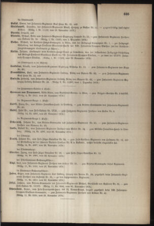 Kaiserlich-königliches Armee-Verordnungsblatt: Personal-Angelegenheiten 18781204 Seite: 7