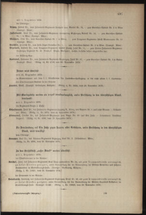 Kaiserlich-königliches Armee-Verordnungsblatt: Personal-Angelegenheiten 18781204 Seite: 9