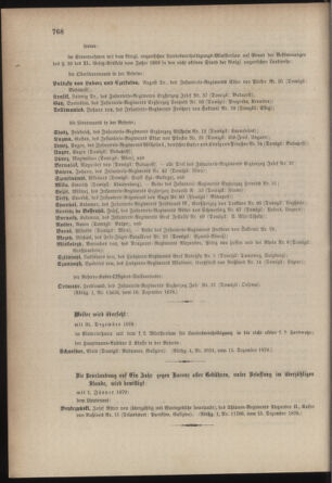 Kaiserlich-königliches Armee-Verordnungsblatt: Personal-Angelegenheiten 18781221 Seite: 14