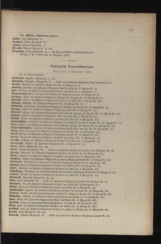 Kaiserlich-königliches Armee-Verordnungsblatt: Personal-Angelegenheiten 18781222 Seite: 23