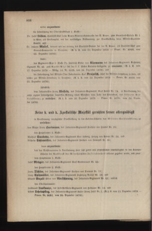 Kaiserlich-königliches Armee-Verordnungsblatt: Personal-Angelegenheiten 18781230 Seite: 2