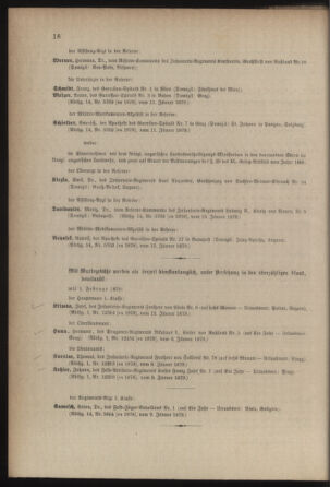 Kaiserlich-königliches Armee-Verordnungsblatt: Personal-Angelegenheiten 18790115 Seite: 10