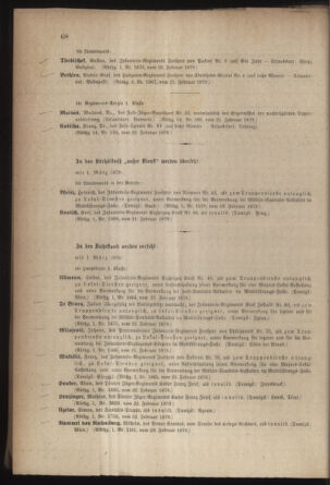 Kaiserlich-königliches Armee-Verordnungsblatt: Personal-Angelegenheiten 18790226 Seite: 6