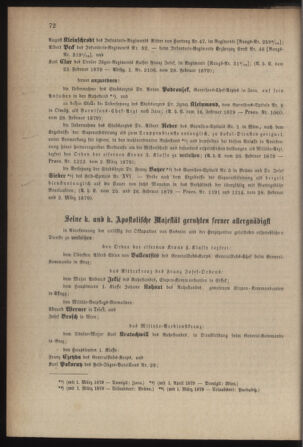 Kaiserlich-königliches Armee-Verordnungsblatt: Personal-Angelegenheiten 18790305 Seite: 2