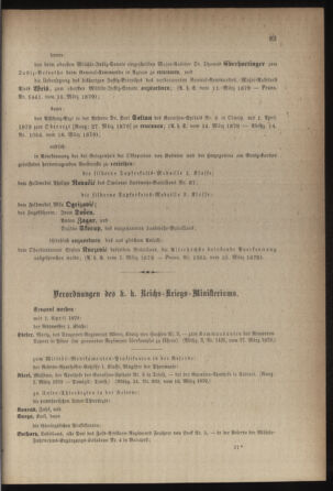 Kaiserlich-königliches Armee-Verordnungsblatt: Personal-Angelegenheiten 18790320 Seite: 3