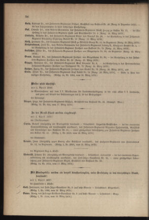 Kaiserlich-königliches Armee-Verordnungsblatt: Personal-Angelegenheiten 18790320 Seite: 6