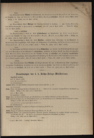 Kaiserlich-königliches Armee-Verordnungsblatt: Personal-Angelegenheiten 18790416 Seite: 5