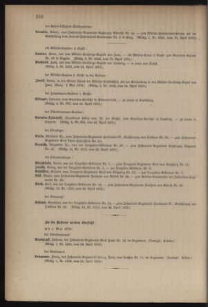 Kaiserlich-königliches Armee-Verordnungsblatt: Personal-Angelegenheiten 18790429 Seite: 4