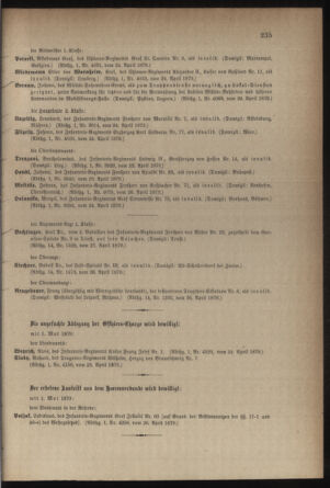 Kaiserlich-königliches Armee-Verordnungsblatt: Personal-Angelegenheiten 18790429 Seite: 7