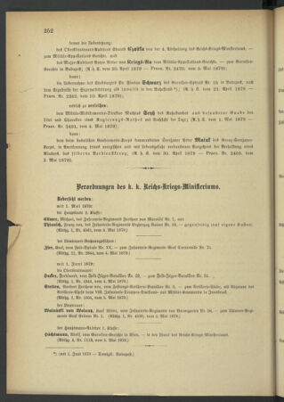 Kaiserlich-königliches Armee-Verordnungsblatt: Personal-Angelegenheiten 18790507 Seite: 6