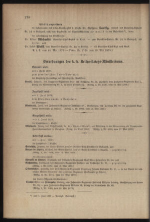 Kaiserlich-königliches Armee-Verordnungsblatt: Personal-Angelegenheiten 18790521 Seite: 2