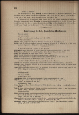 Kaiserlich-königliches Armee-Verordnungsblatt: Personal-Angelegenheiten 18790604 Seite: 6