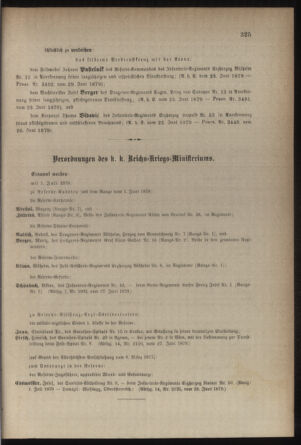 Kaiserlich-königliches Armee-Verordnungsblatt: Personal-Angelegenheiten 18790702 Seite: 3