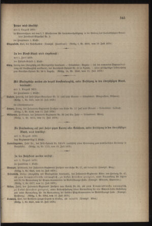 Kaiserlich-königliches Armee-Verordnungsblatt: Personal-Angelegenheiten 18790716 Seite: 7