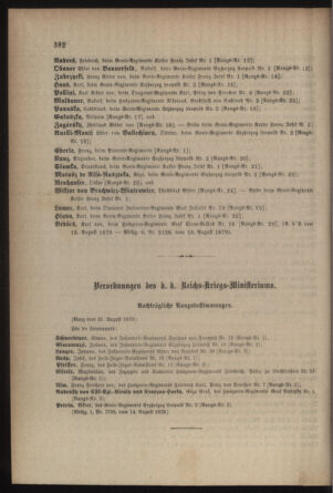 Kaiserlich-königliches Armee-Verordnungsblatt: Personal-Angelegenheiten 18790817 Seite: 8