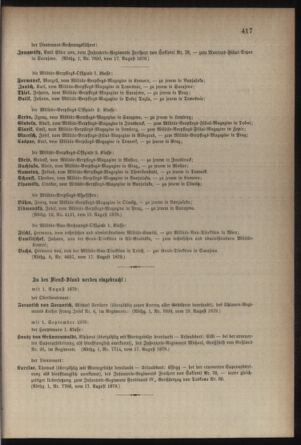 Kaiserlich-königliches Armee-Verordnungsblatt: Personal-Angelegenheiten 18790822 Seite: 5