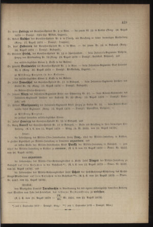 Kaiserlich-königliches Armee-Verordnungsblatt: Personal-Angelegenheiten 18790829 Seite: 3