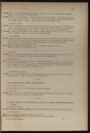 Kaiserlich-königliches Armee-Verordnungsblatt: Personal-Angelegenheiten 18790927 Seite: 9