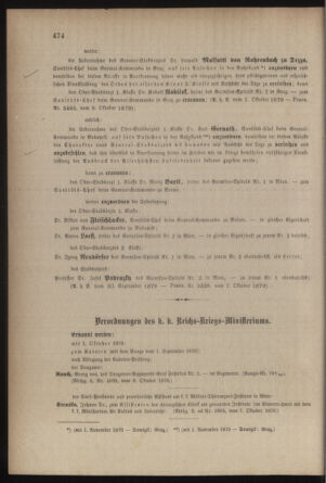 Kaiserlich-königliches Armee-Verordnungsblatt: Personal-Angelegenheiten 18791011 Seite: 4