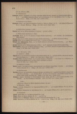 Kaiserlich-königliches Armee-Verordnungsblatt: Personal-Angelegenheiten 18791011 Seite: 6