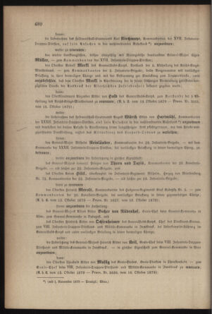 Kaiserlich-königliches Armee-Verordnungsblatt: Personal-Angelegenheiten 18791017 Seite: 2