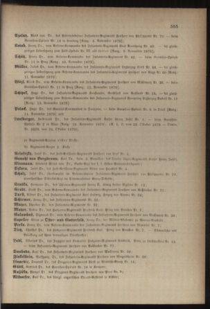 Kaiserlich-königliches Armee-Verordnungsblatt: Personal-Angelegenheiten 18791025 Seite: 61