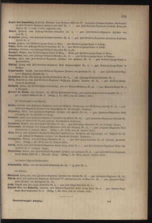 Kaiserlich-königliches Armee-Verordnungsblatt: Personal-Angelegenheiten 18791025 Seite: 85