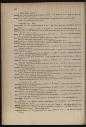 Kaiserlich-königliches Armee-Verordnungsblatt: Personal-Angelegenheiten 18791025 Seite: 86