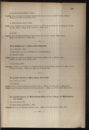 Kaiserlich-königliches Armee-Verordnungsblatt: Personal-Angelegenheiten 18791025 Seite: 91