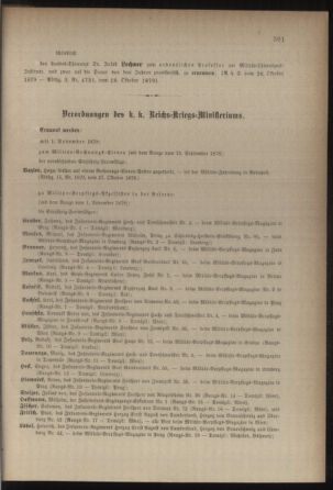 Kaiserlich-königliches Armee-Verordnungsblatt: Personal-Angelegenheiten 18791030 Seite: 3