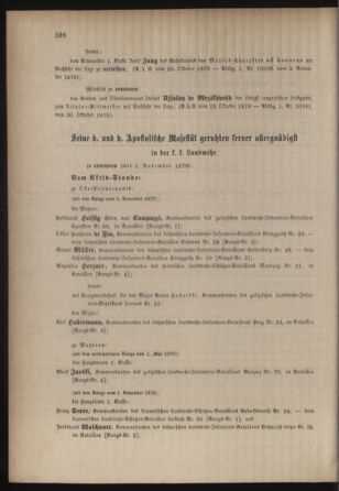 Kaiserlich-königliches Armee-Verordnungsblatt: Personal-Angelegenheiten 18791105 Seite: 2