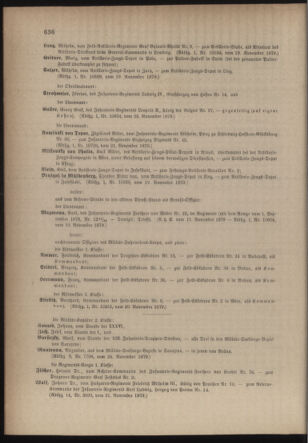 Kaiserlich-königliches Armee-Verordnungsblatt: Personal-Angelegenheiten 18791127 Seite: 4