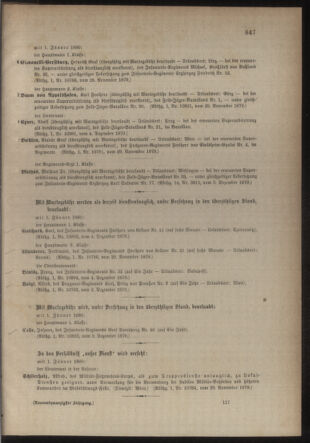 Kaiserlich-königliches Armee-Verordnungsblatt: Personal-Angelegenheiten 18791206 Seite: 5