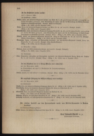 Kaiserlich-königliches Armee-Verordnungsblatt: Personal-Angelegenheiten 18791206 Seite: 6