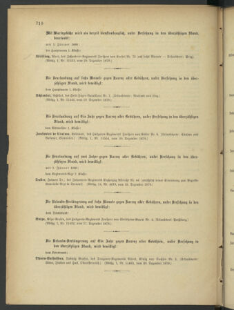 Kaiserlich-königliches Armee-Verordnungsblatt: Personal-Angelegenheiten 18791223 Seite: 14