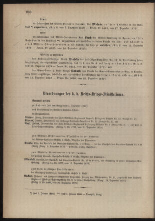 Kaiserlich-königliches Armee-Verordnungsblatt: Personal-Angelegenheiten 18791223 Seite: 2